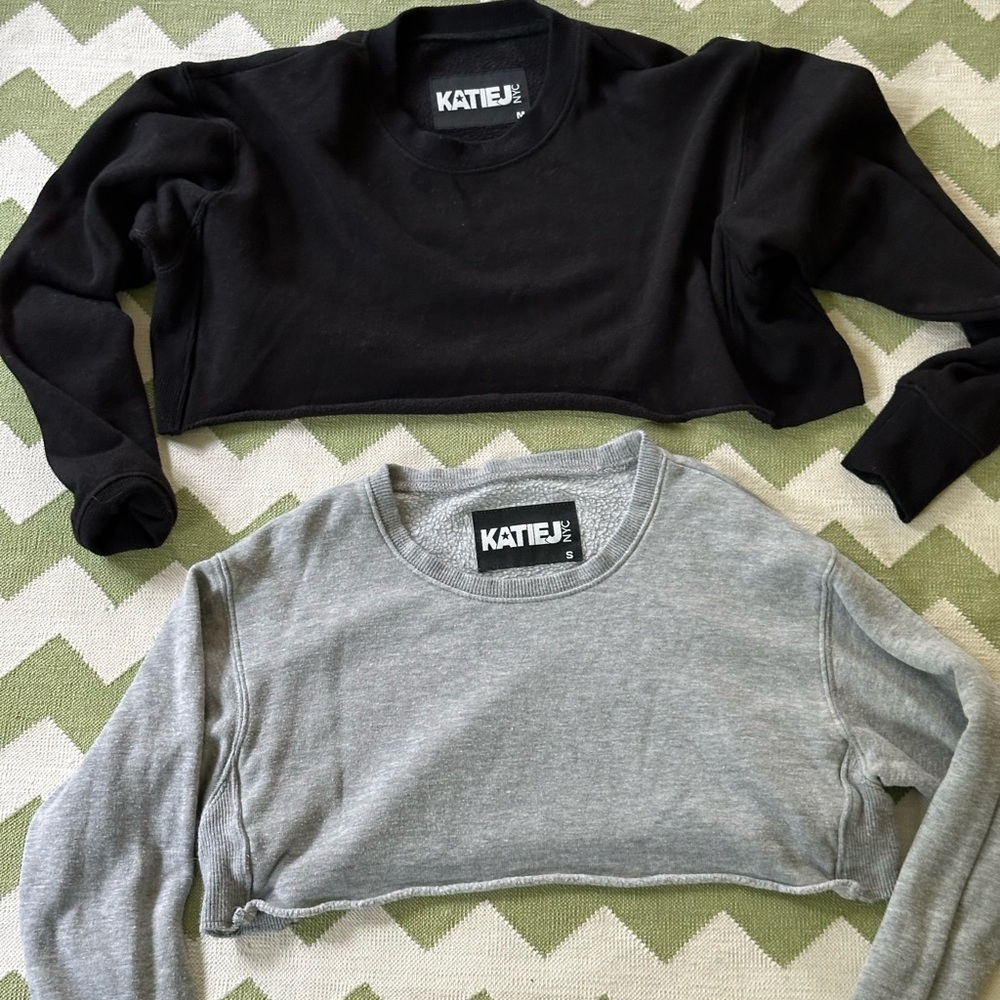 Combo 2 cropped sweatshirt Katie J NYC